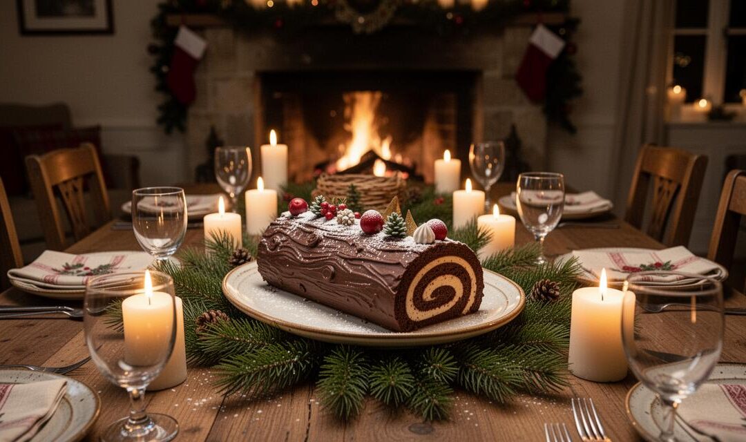 La bûche de Noël au chocolat : secrets de pâtisserie pour un dessert inoubliable